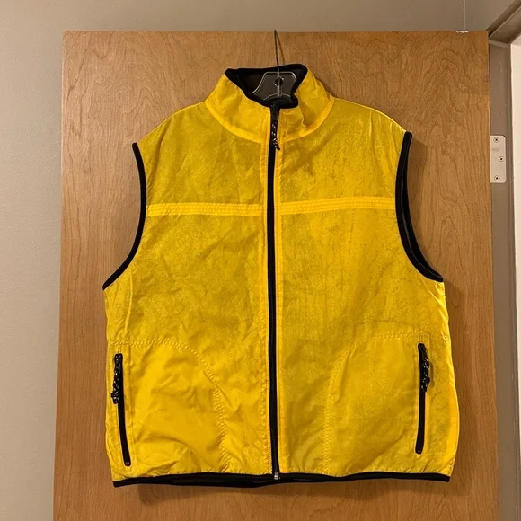 Free Country Reversible Vest Olive Green Fleece - Picture 3 of 7